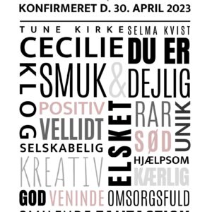 Konfirmationsplakat