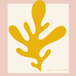 Matisse plakat gul og lyserød