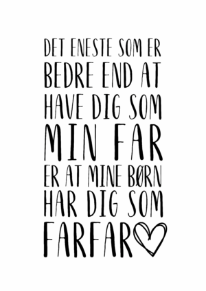 Farfar plakat