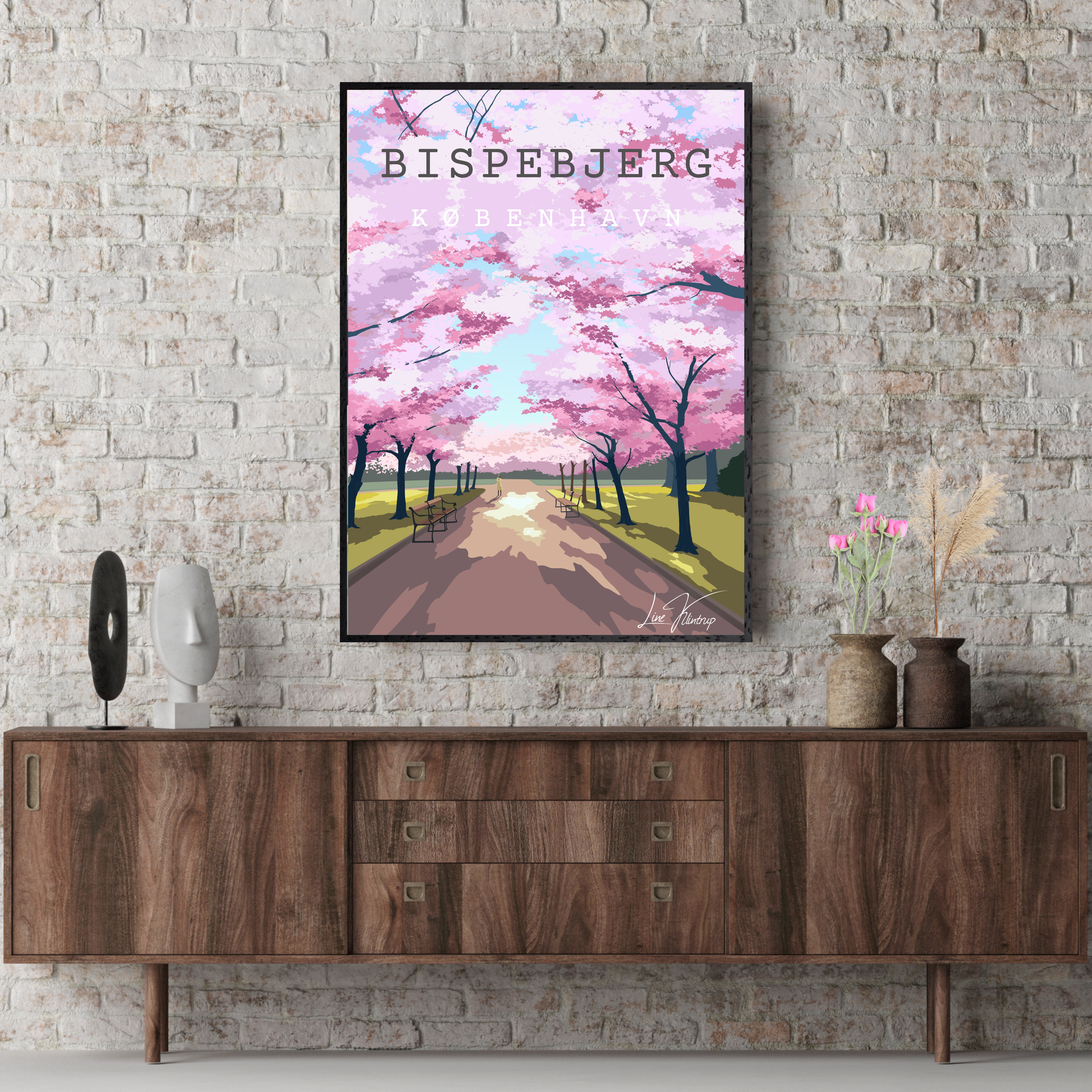 Bispebjerg kirkegård plakat