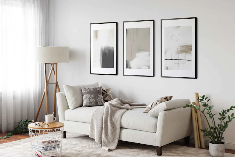 Moderne abstrakte plakater