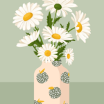 Daisies in a vase