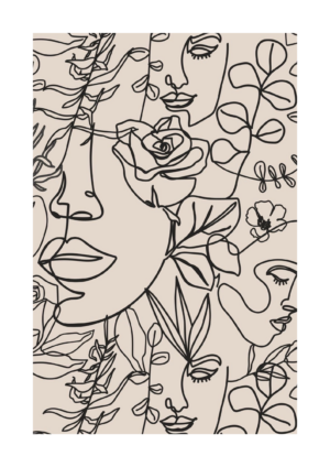 Boho kunst plakat