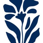 Abstrakt blomster plakat