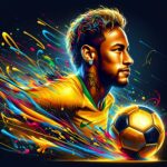 Unavngivet (50 x 50 cm) Neymar plakat