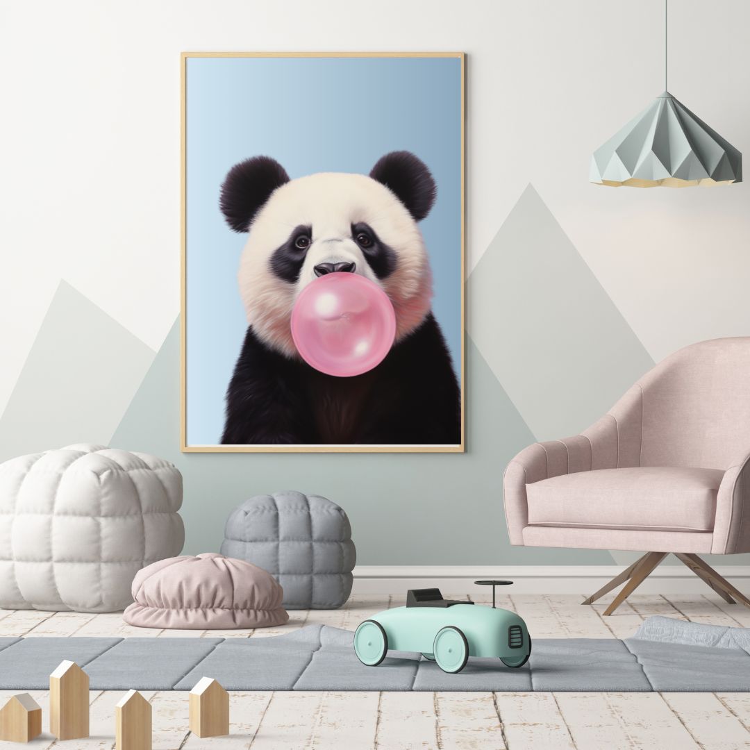 panda blå