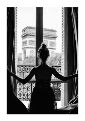 Girl in Window Plakat