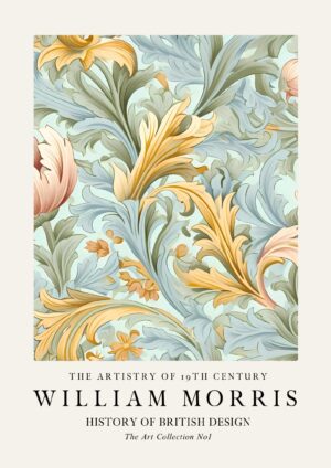 Morris pastel pattern No1