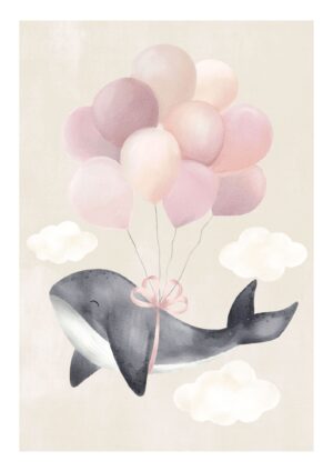 Ballon hval plakat