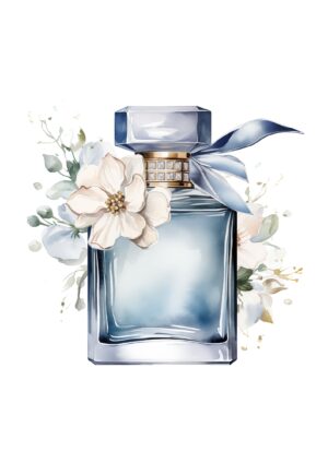 Floral Perfume Blue plakat
