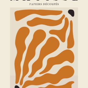 Matisse Black and orange (42 x 59.4 cm)