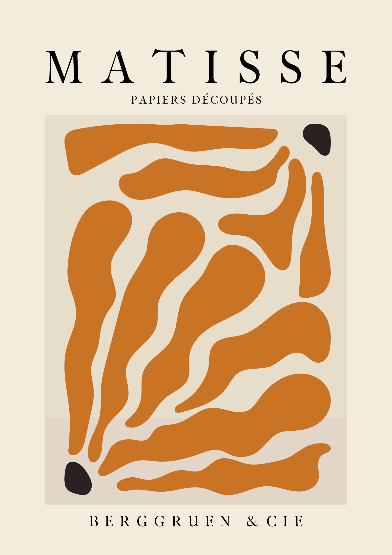 Matisse Black and orange (42 x 59.4 cm)