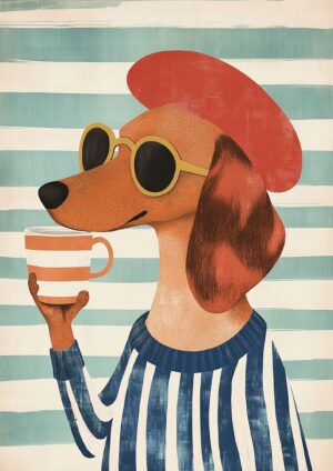 Coffee Dog plakat