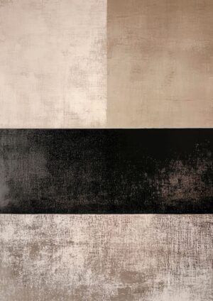 Beige Abstract No1/Lærredsbillede