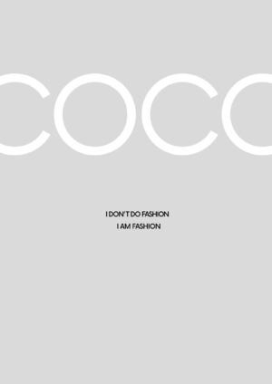 COCO Grey plakat