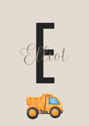Navne plakat Truck