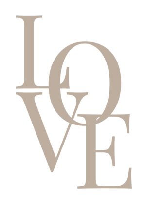 Love Beige plakat
