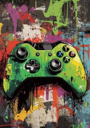 Controller Graffiti No2 plakat