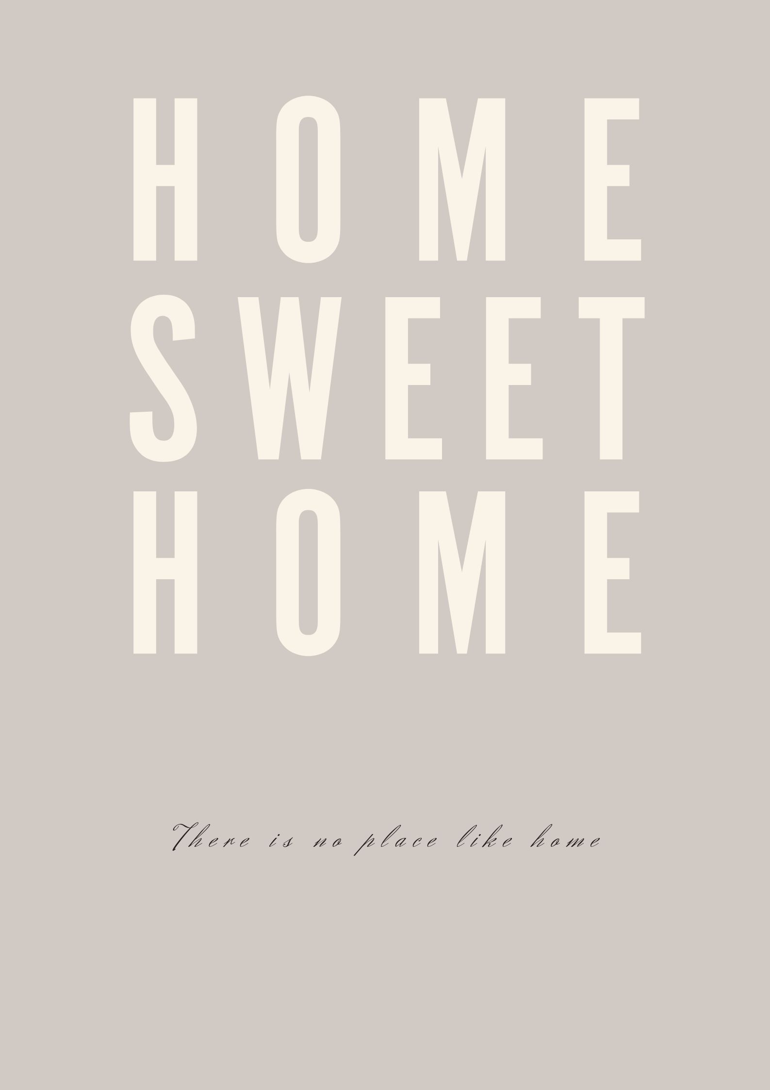 Kopi af Home (42 x 59.4 cm)