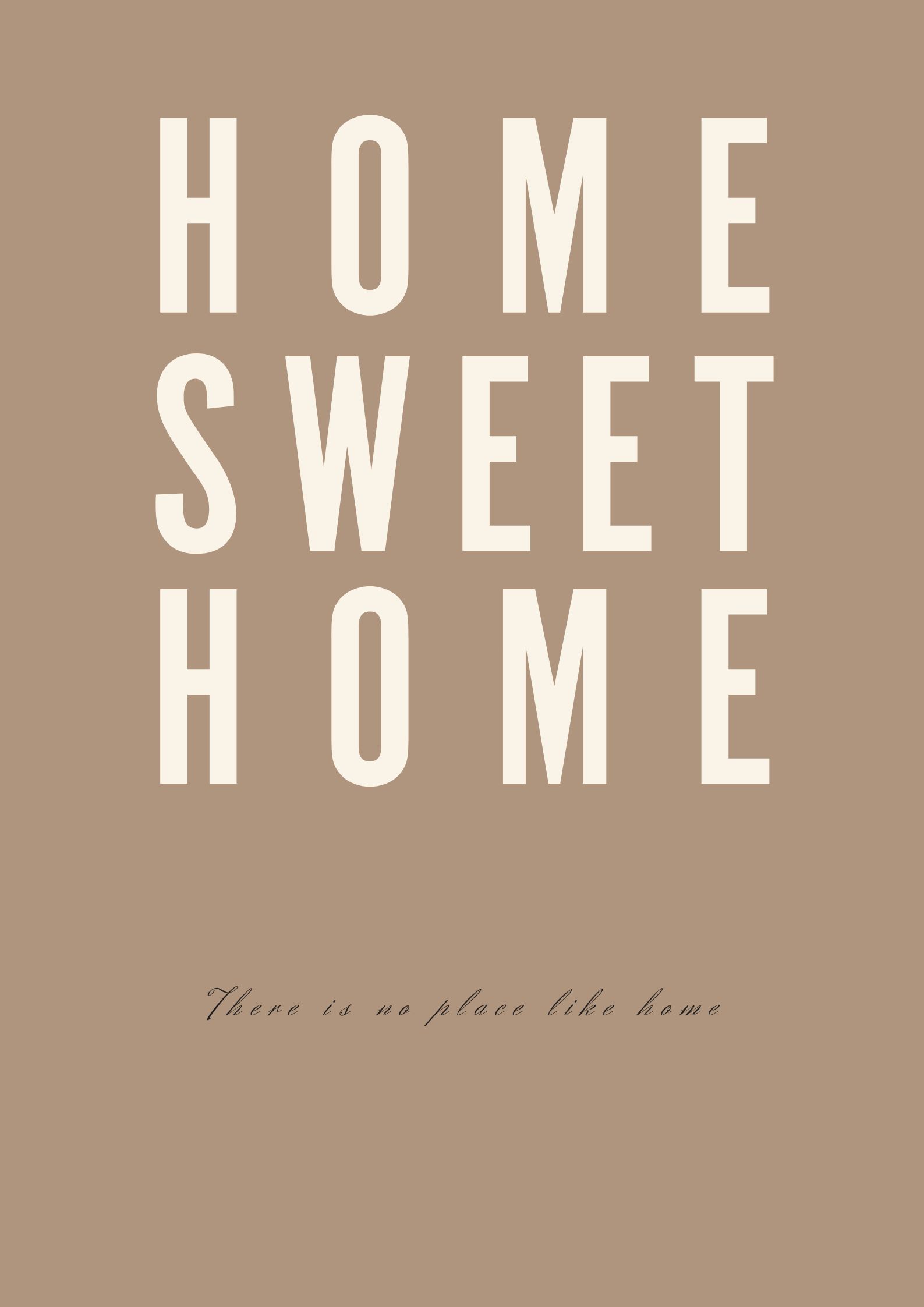 Kopi af Kopi af Home (42 x 59.4 cm)