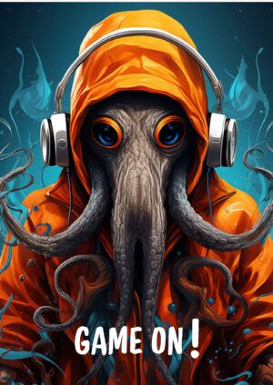 Game on! Octopus Plakat