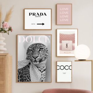 Plakatsæt FASHION PINK