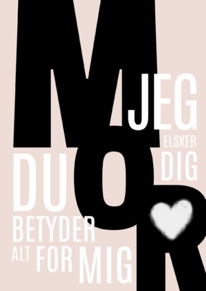 MOR LYSERØD plakat/et barn