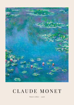 Claude Monet - Water Lilies plakat