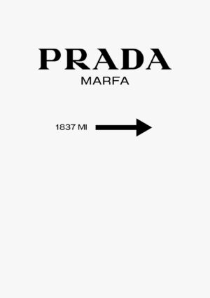PRADA MARFA plakat