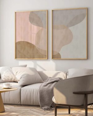 Plakatsæt PASTEL WALL ART