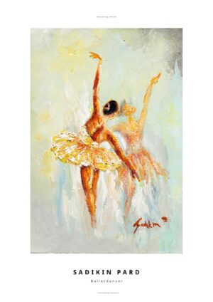 Balletdanser plakat af Sadikin Pard