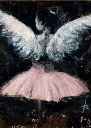 Ballerina engel af Ann Lund Wahlberg