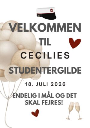 Velkomstplakat studentergilde EUX