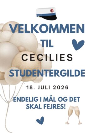 Velkomstplakat studentergilde HF