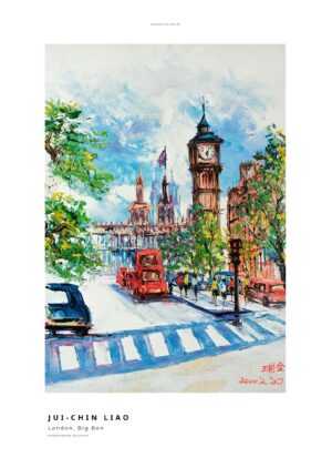 London - Big Ben plakat af Jui-Chin Liao