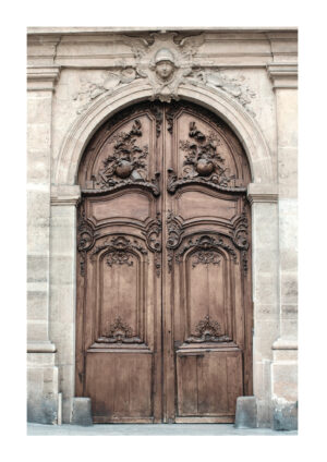 Door in Paris plakat
