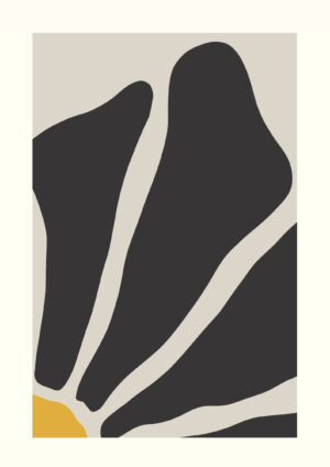 Black Floral plakat