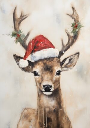Christmas Deer plakat